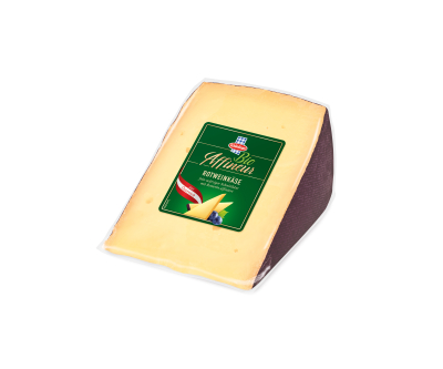 Affineur BIO Rotweinkäse verpackt